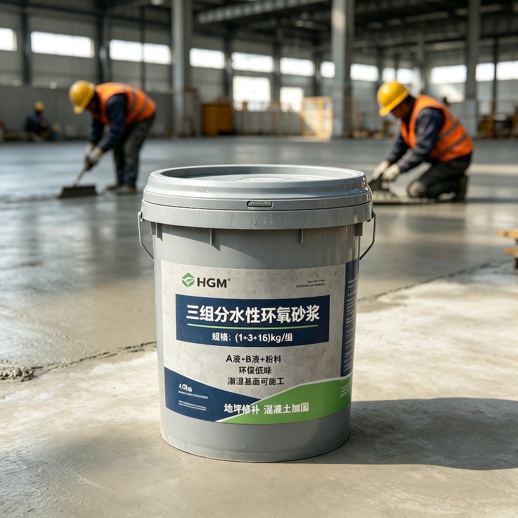 小河三组份水性环氧砂浆